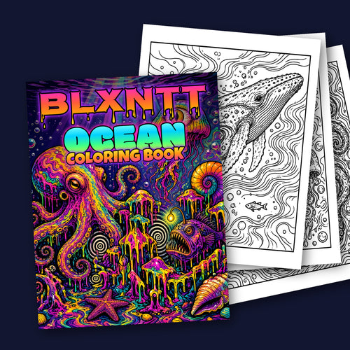 BLXNTT Ocean Coloring Book