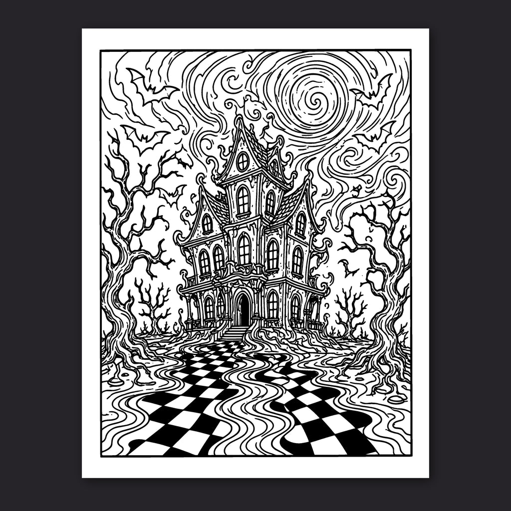 BLXNTT Halloween Coloring Book