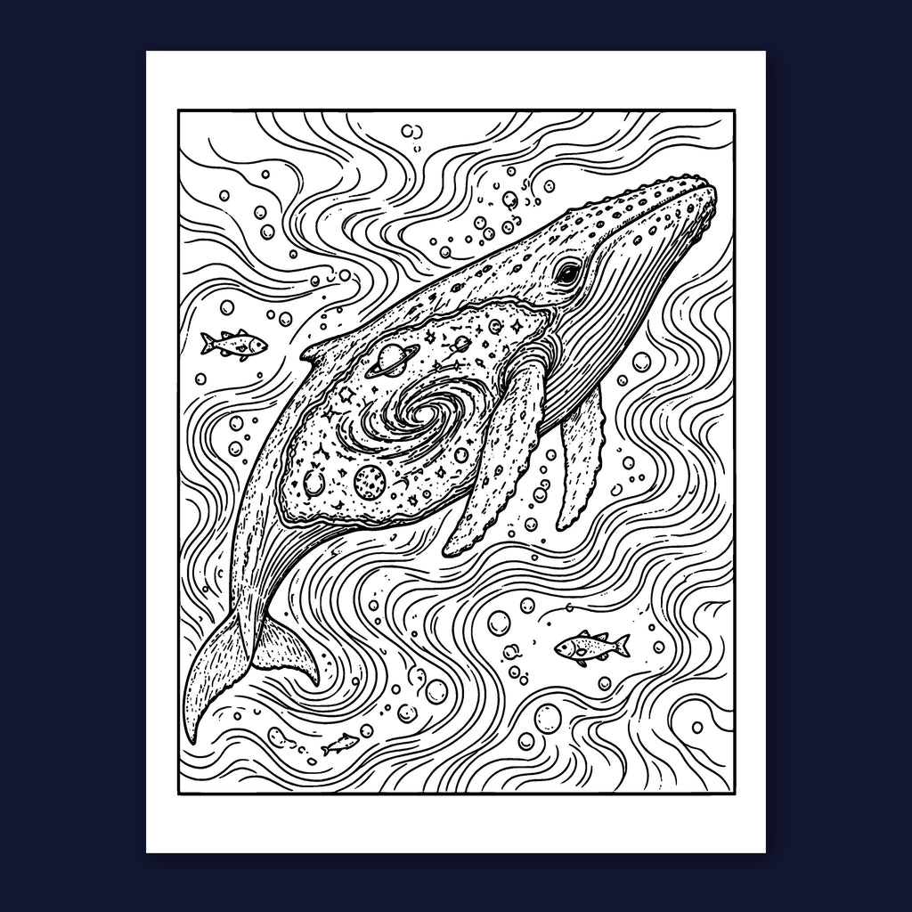 BLXNTT Ocean Coloring Book
