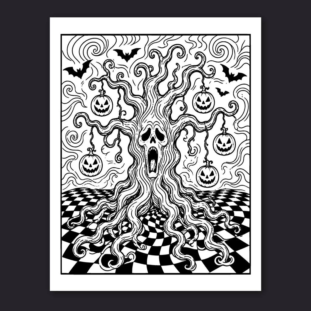 BLXNTT Halloween Coloring Book