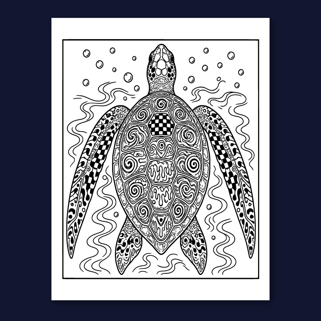BLXNTT Ocean Coloring Book