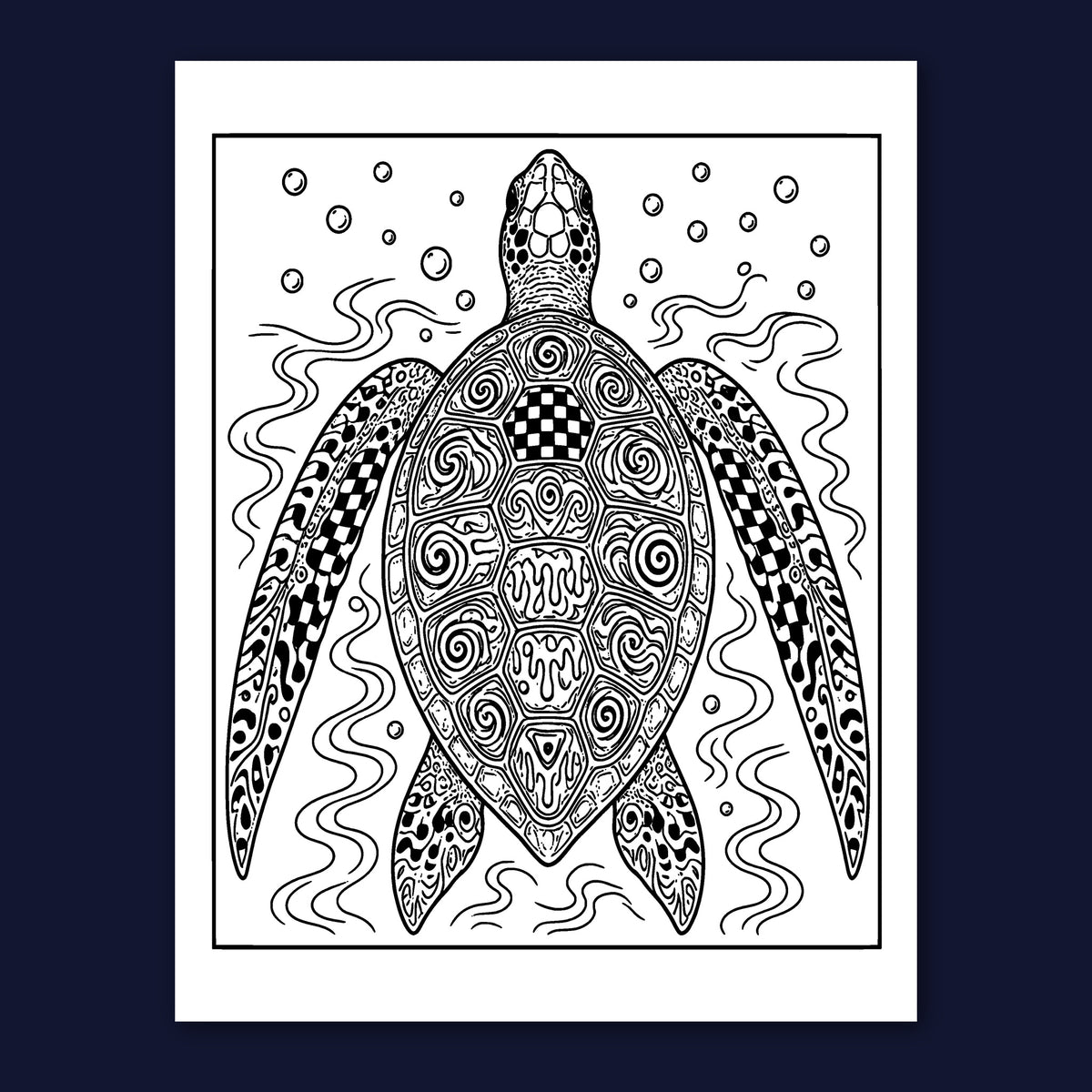BLXNTT Ocean Coloring Book