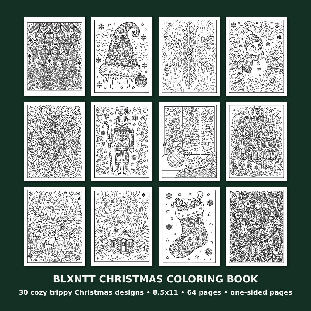 BLXNTT Christmas Coloring Book