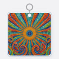 Mosaic Sunburst Acrylic Keychain