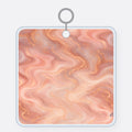 Rose Gold Marble Acrylic Keychain