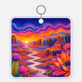 Melting Desert Acrylic Keychain
