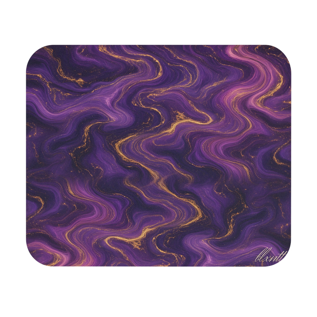 Royal Purple Marble Mouse Pad