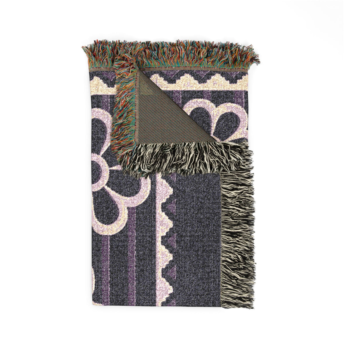 BLXNTT Purple Hippie Woven Blanket #2