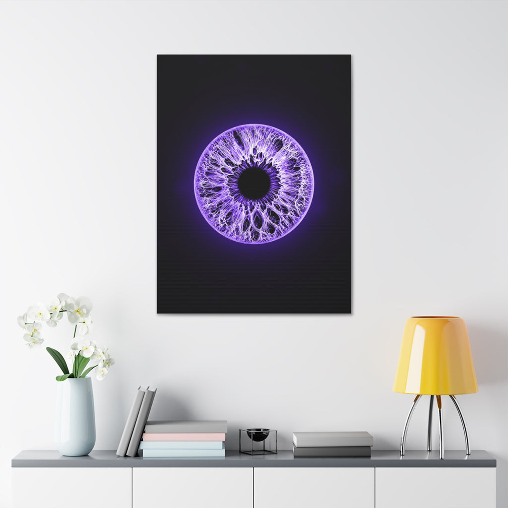BLXNTT Iris – Lace Web Ultraviolet Glossy Canvas