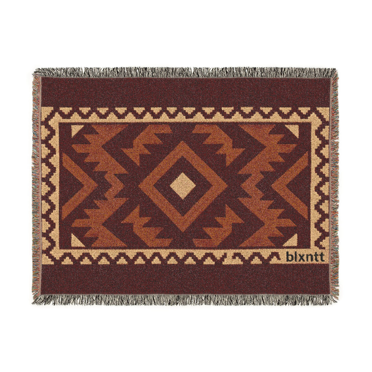 BLXNTT Red Hippie Woven Blanket #2