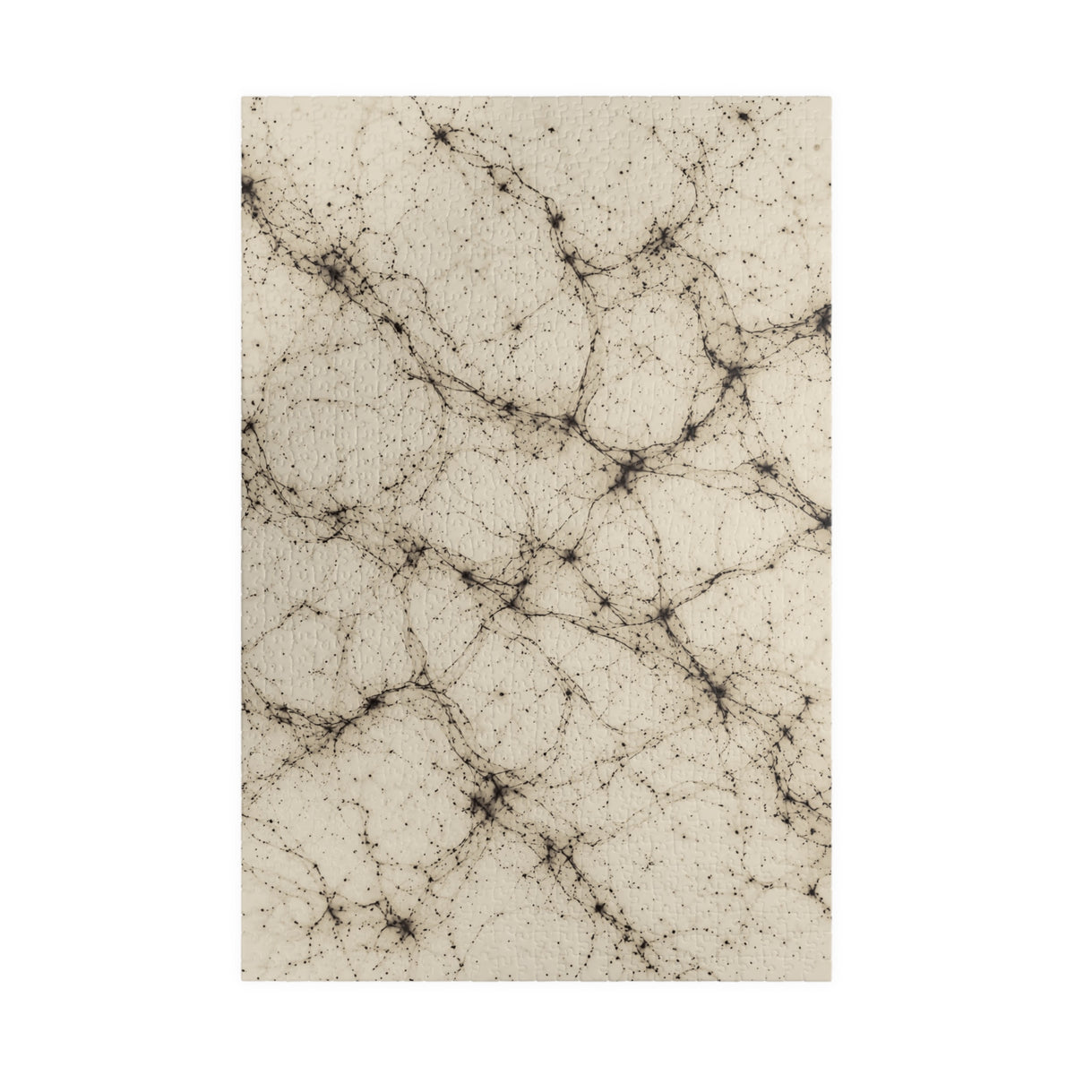 Neon Mycelium - Ink on Paper Jigsaw Puzzle