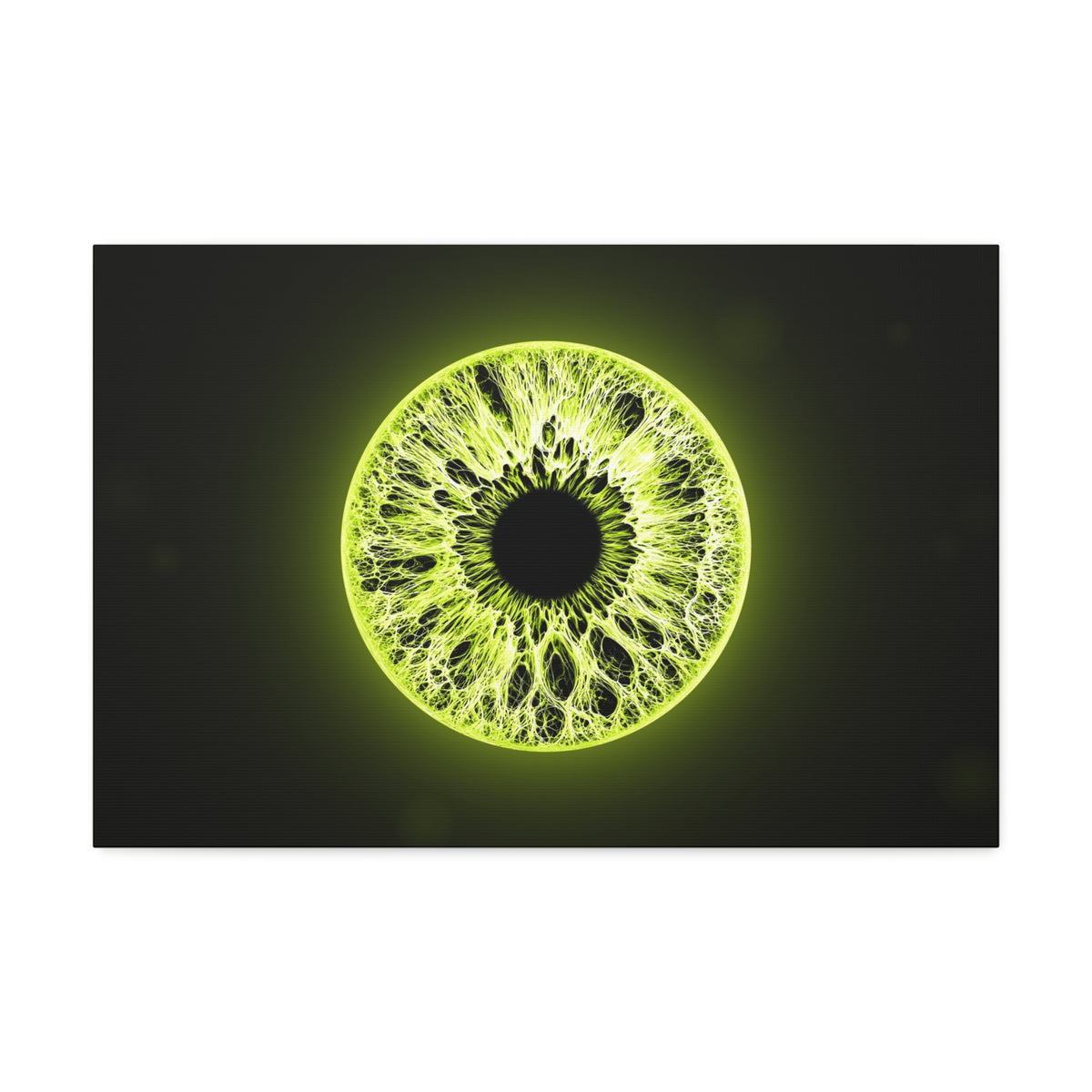BLXNTT Iris – Lace Web Toxic Chartreuse Glossy Canvas