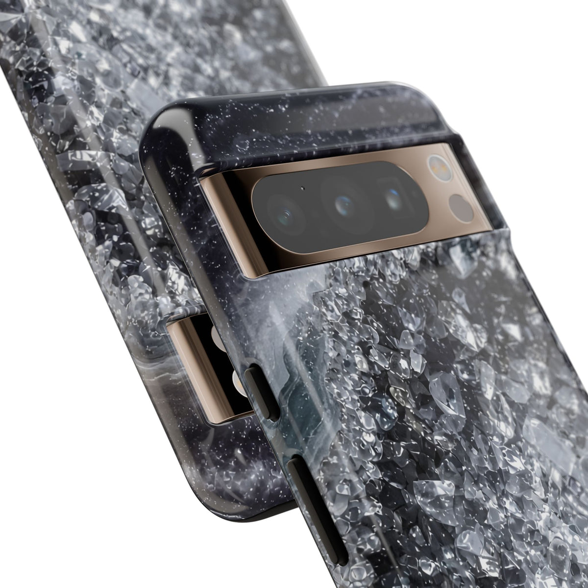 Geode Core - Silver Smoke Phone Case