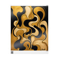 Fillmore Flow - Gold & Black Wrapping Paper