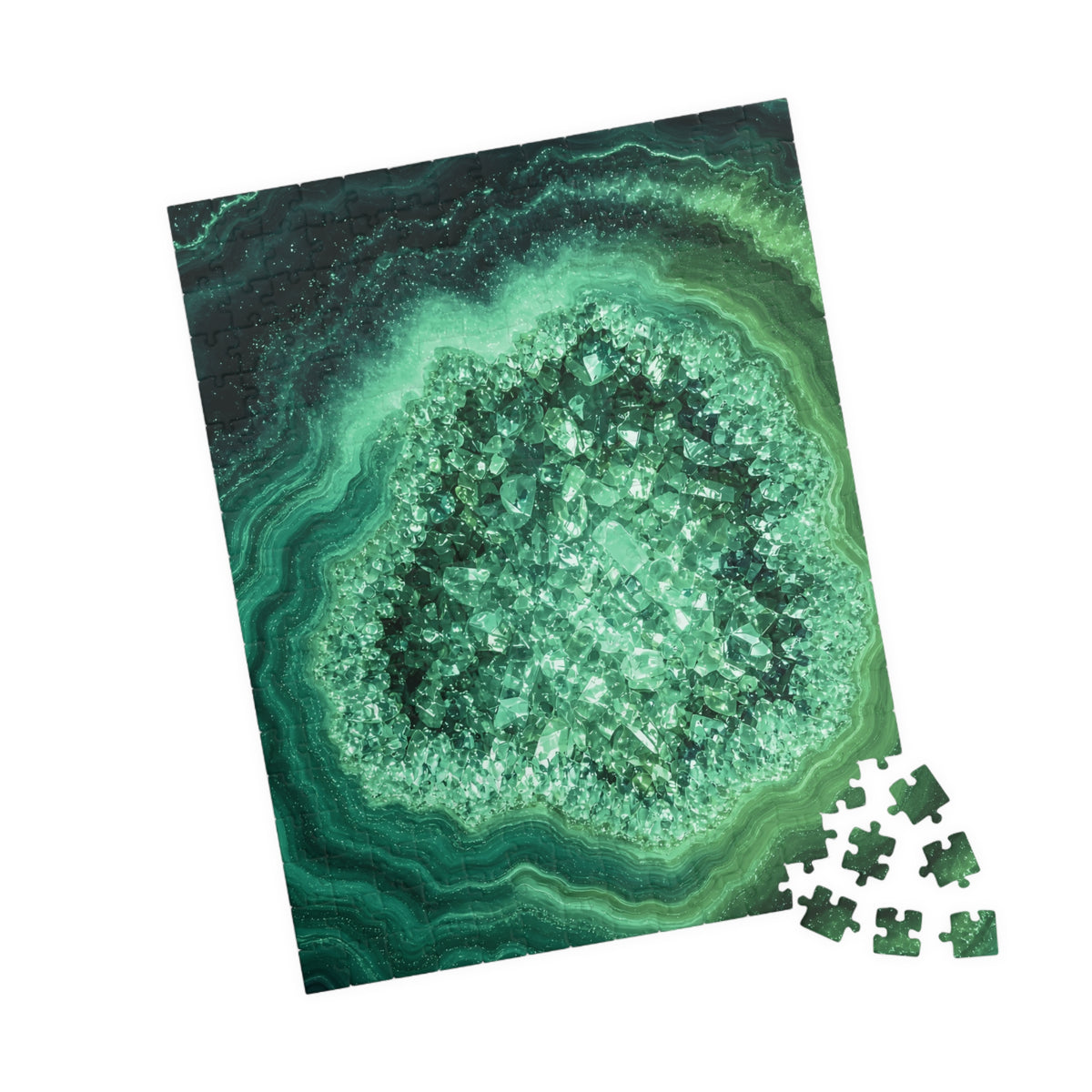 Geode Core - Jade Temple Jigsaw Puzzle