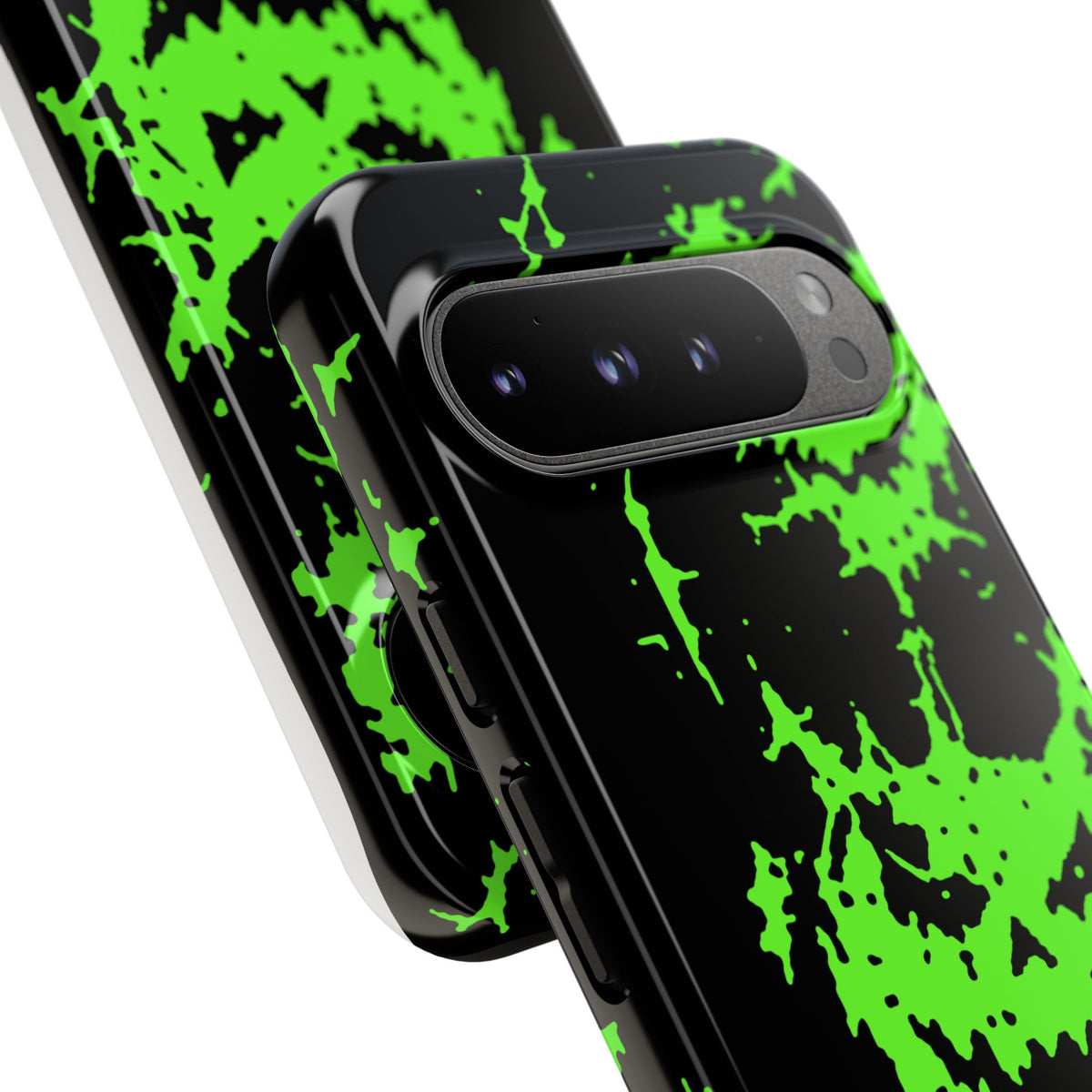 Green Spiderweb Pumpkin Phone Case