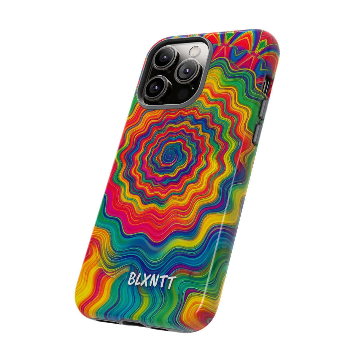 Hypnotic Rainbow Ripple Phone Case