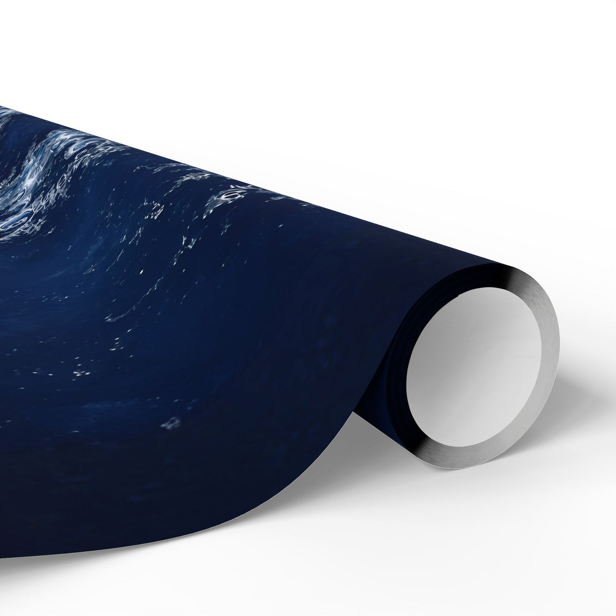 Copper Infinity - Ice Blue & Silver Wrapping Paper