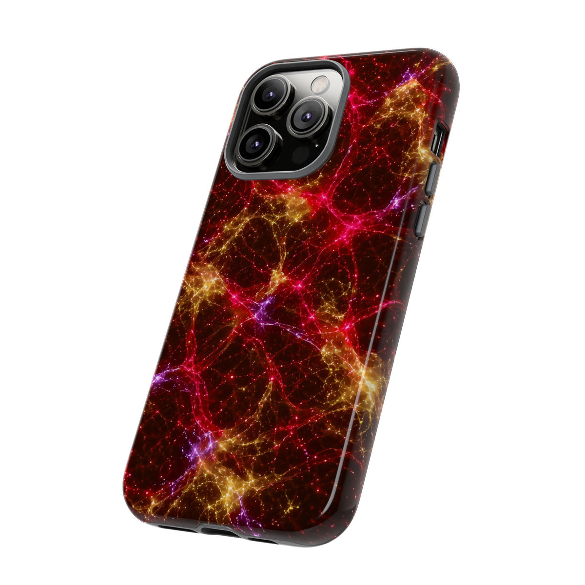 Neon Mycelium - Rainbow Nerve Phone Case