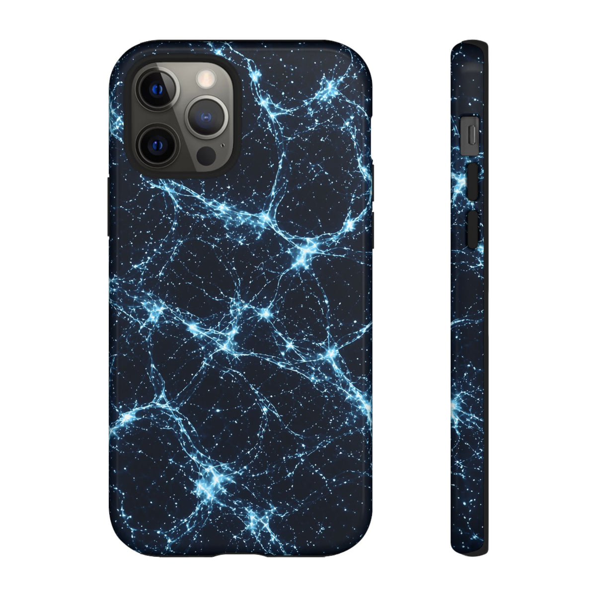 Neon Mycelium - Ice Crystal Phone Case