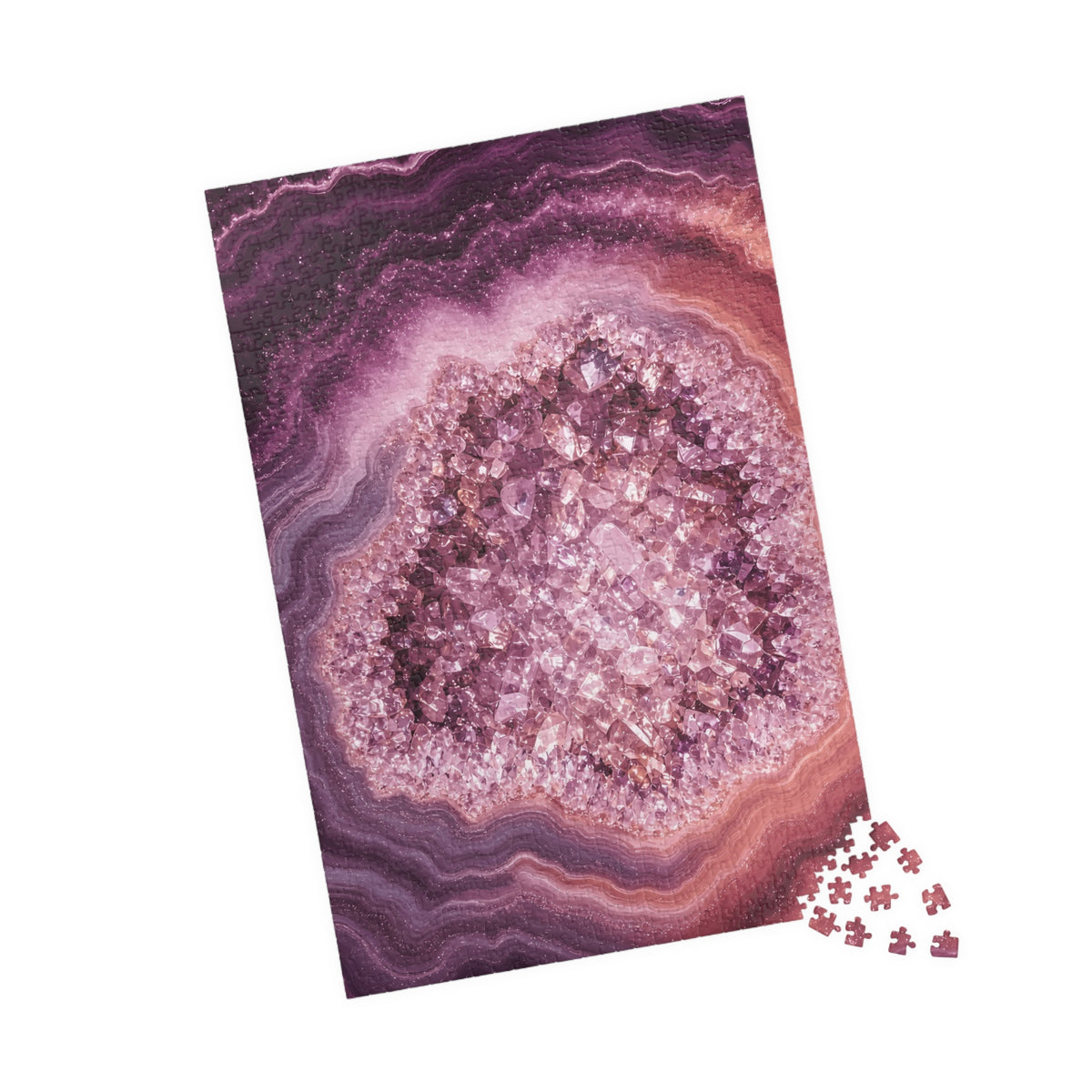 Geode Core - Rose Quartz Jigsaw Puzzle