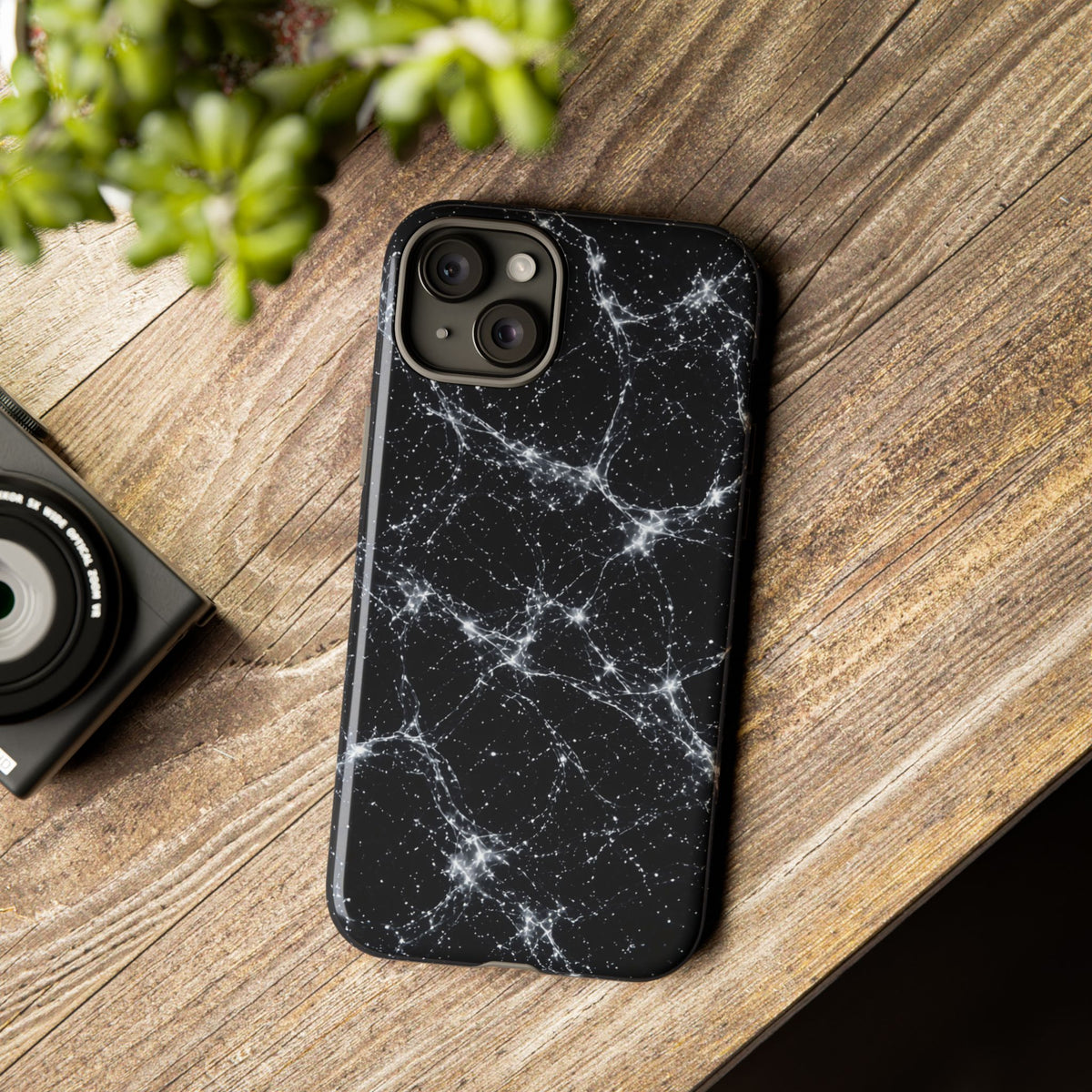 Neon Mycelium - Silver Ghost Phone Case
