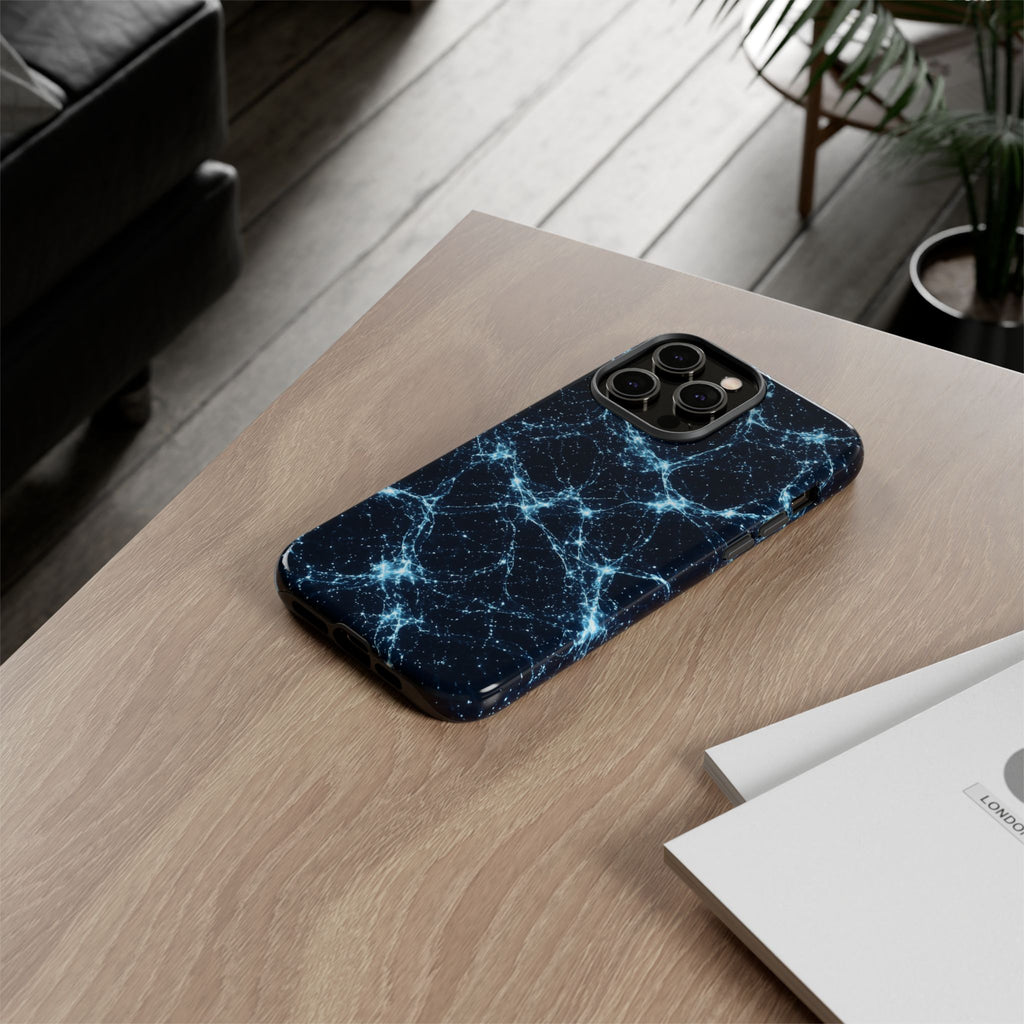 Neon Mycelium - Ice Crystal Phone Case