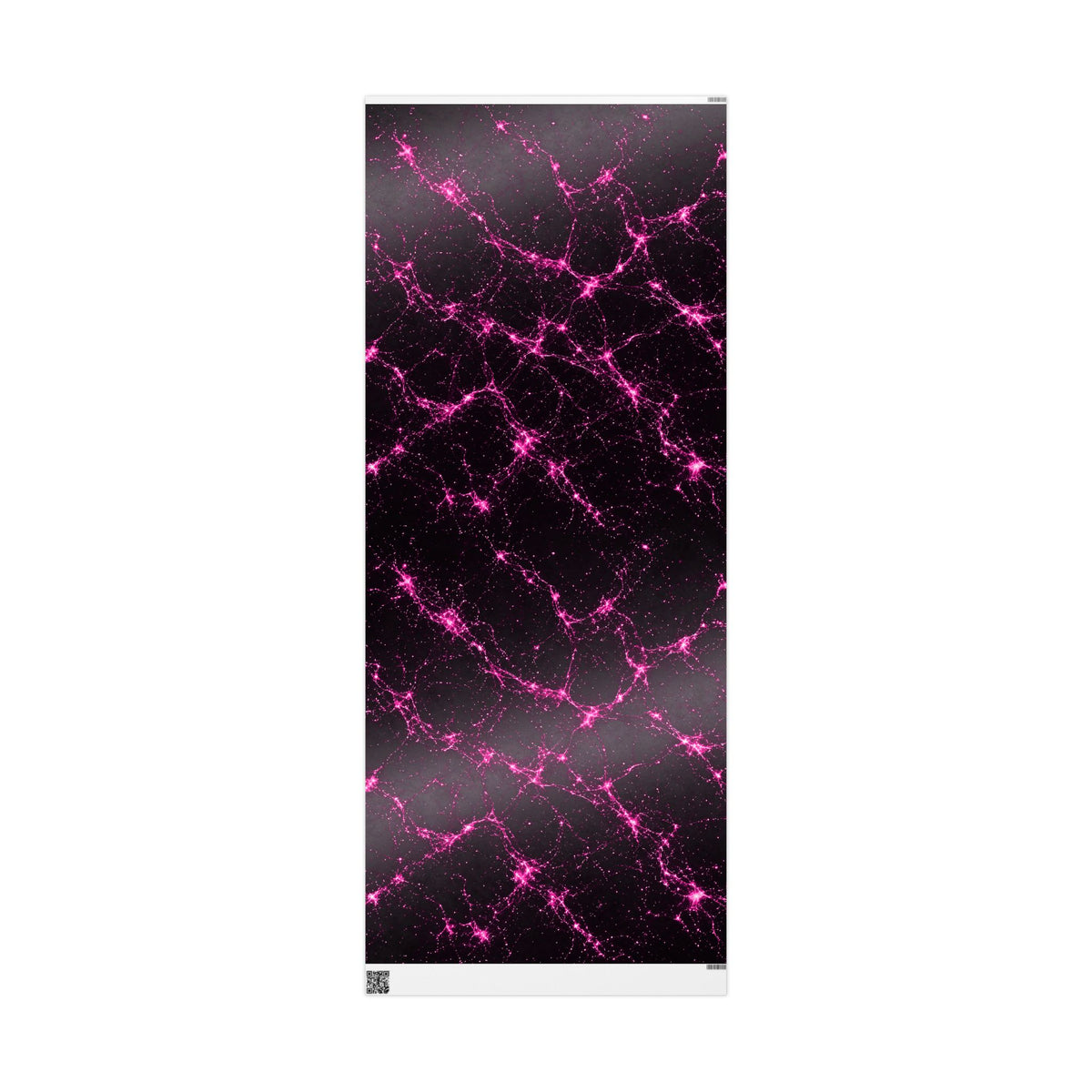 Neon Mycelium - Hot Pink Pulse Wrapping Paper