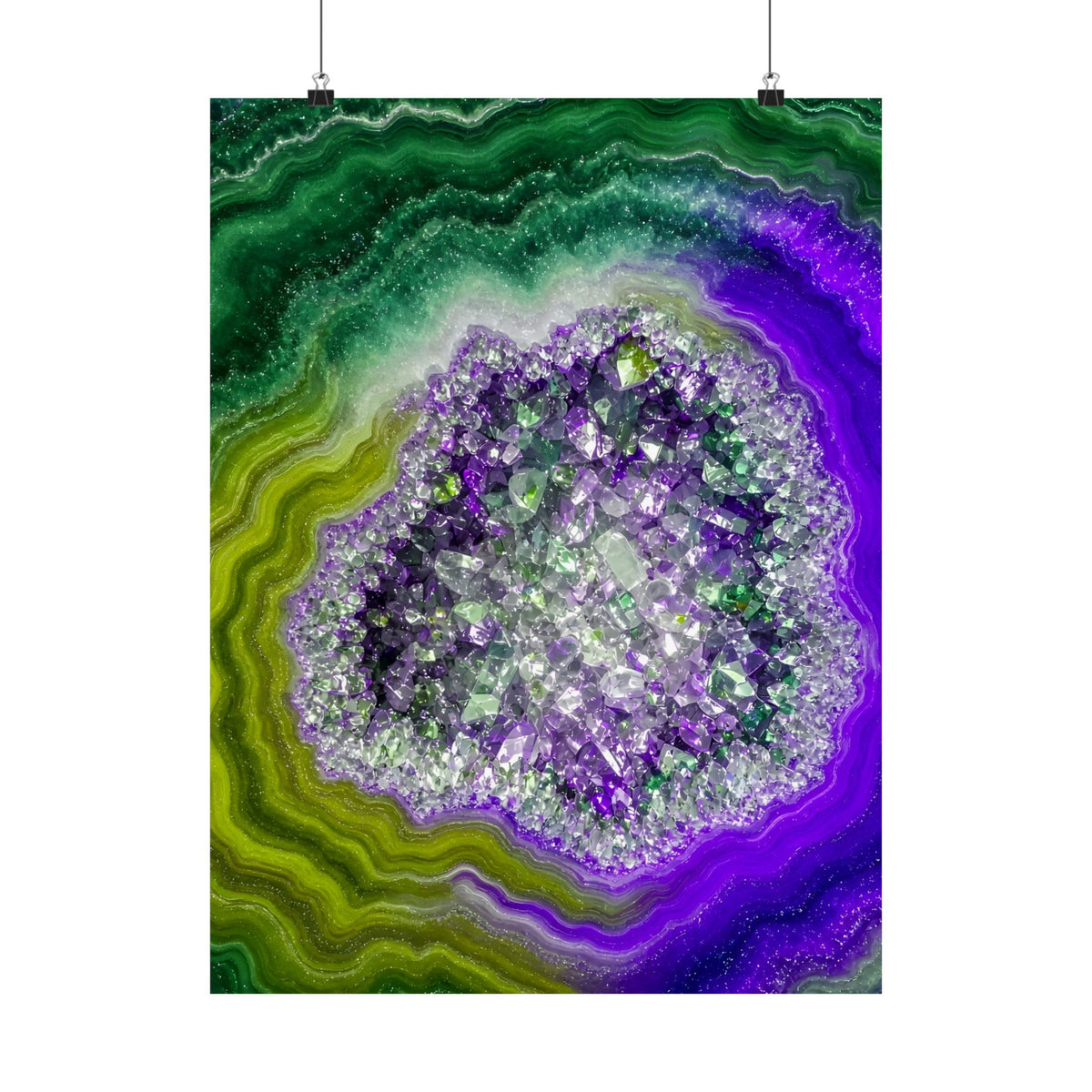 Geode Core - Ruby Emerald Poster
