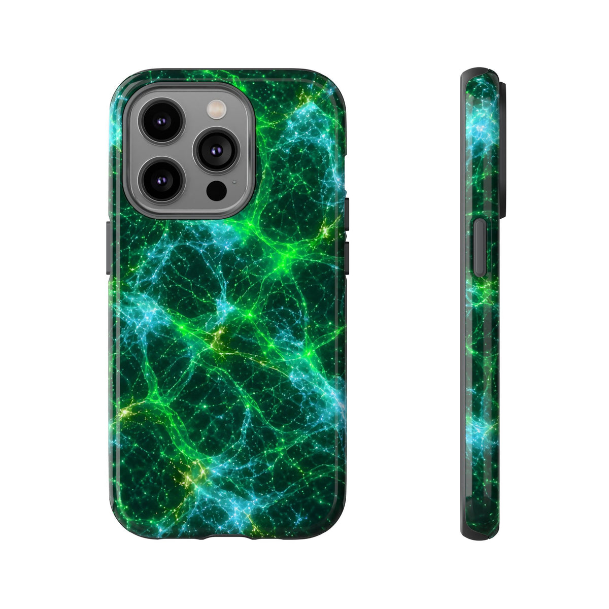 Neon Mycelium - Mermaid Phone Case