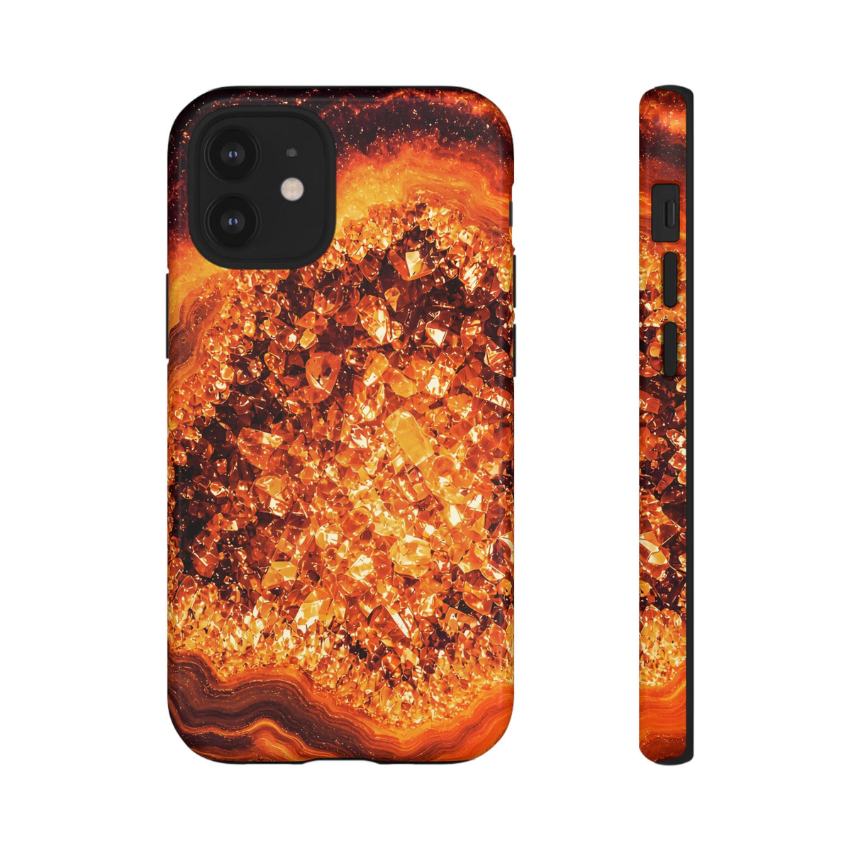 Geode Core - Molten Lava Phone Case