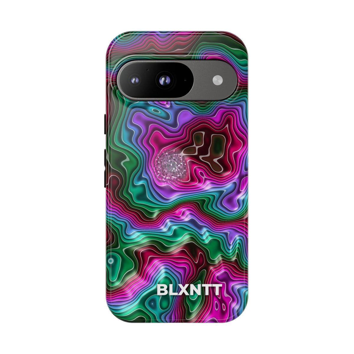 Neon Agate Phone Case