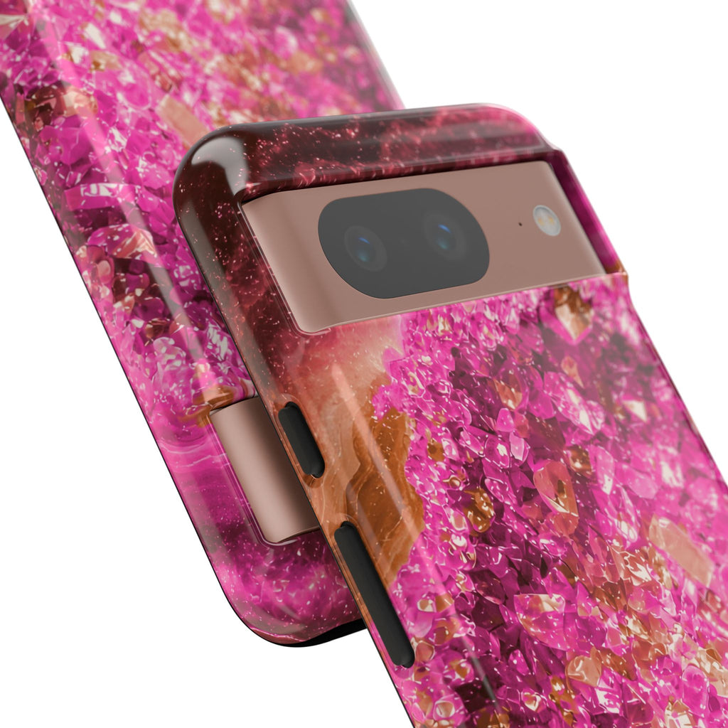 Geode Core - Terracotta Neon Phone Case