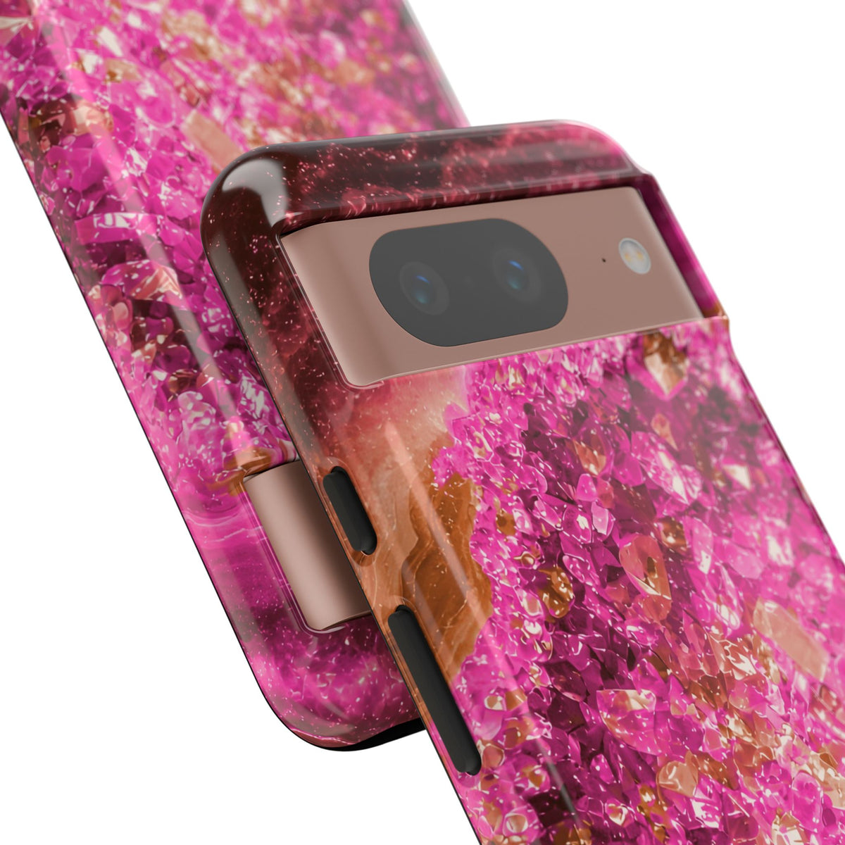 Geode Core - Terracotta Neon Phone Case