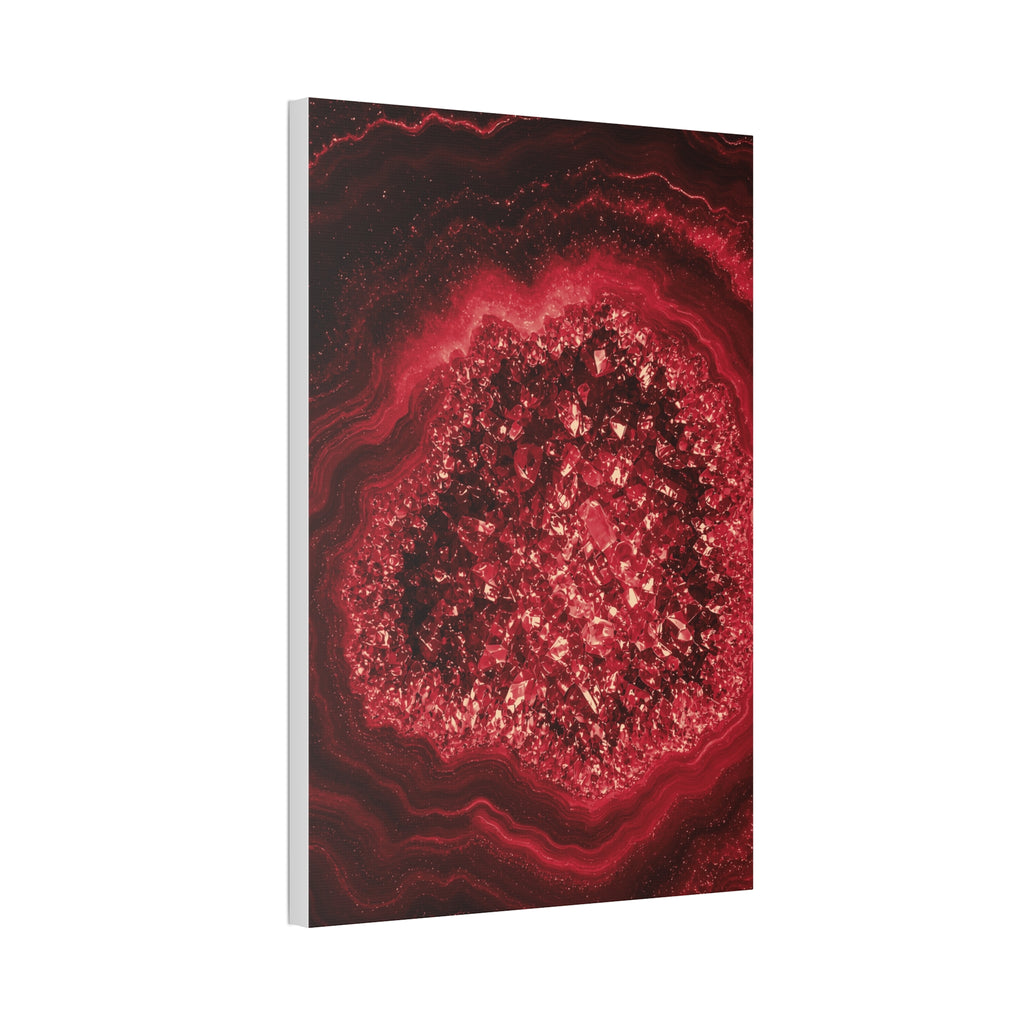 Geode Core - Cherry Cola Glossy Canvas