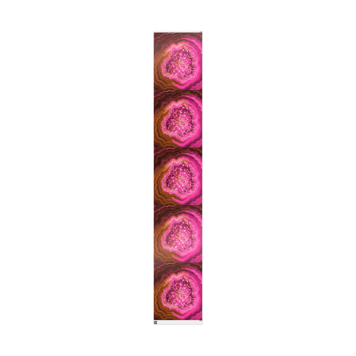 Geode Core - Terracotta Neon Wrapping Paper