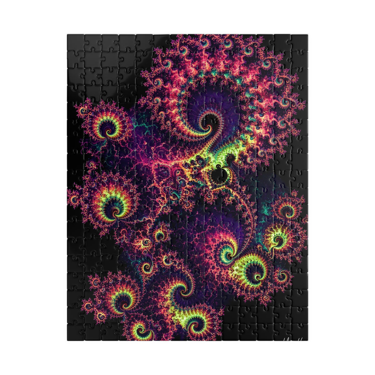 Copper Infinity - Blacklight Jigsaw Puzzle