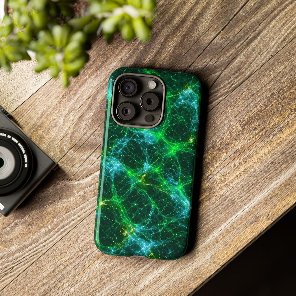 Neon Mycelium - Mermaid Phone Case