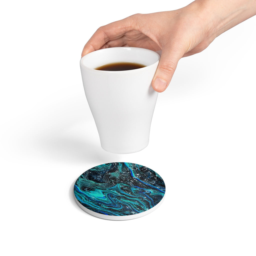 BLXNTT Deep Current Pour Ceramic Coaster