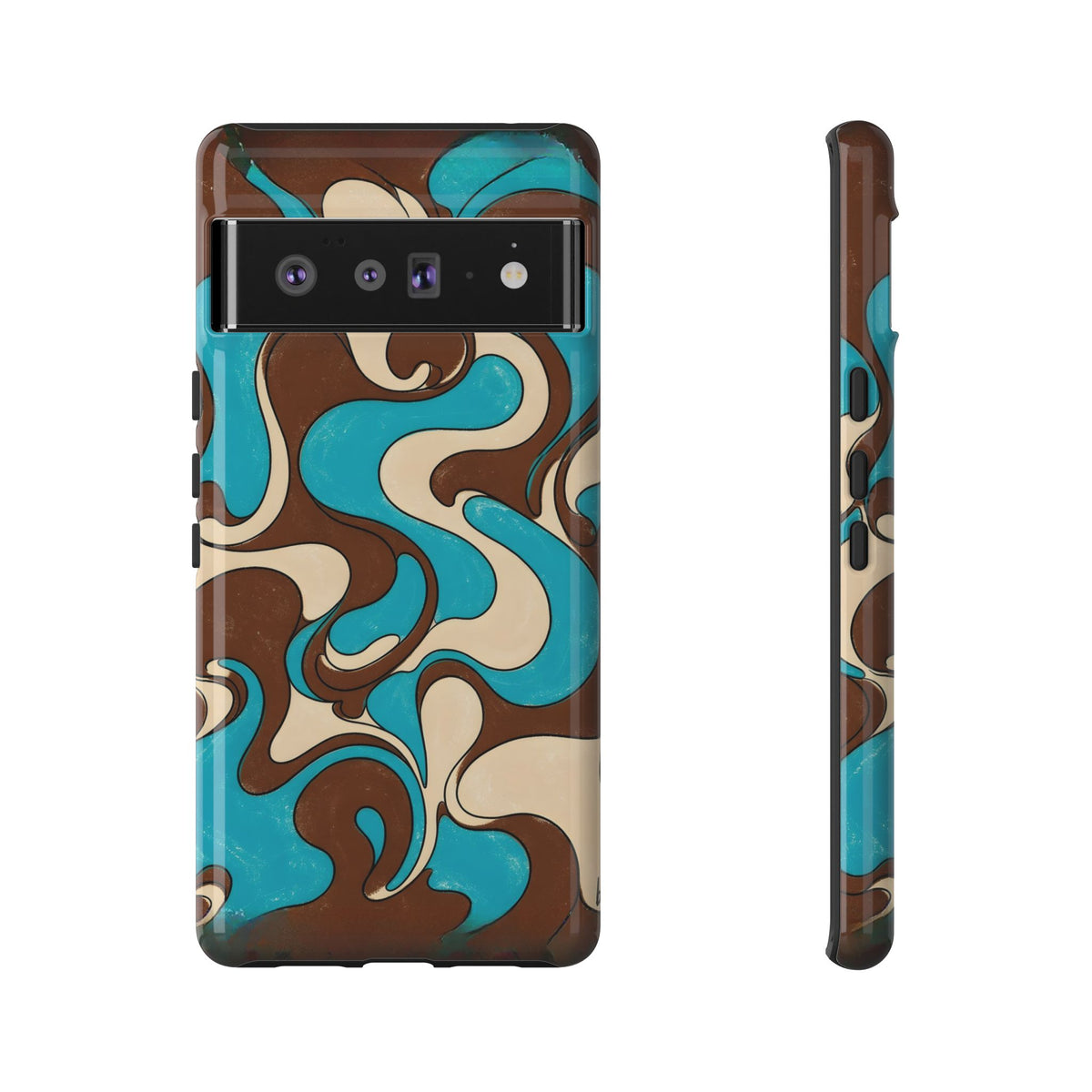 Fillmore Flow - Turquoise & Chocolate Phone Case