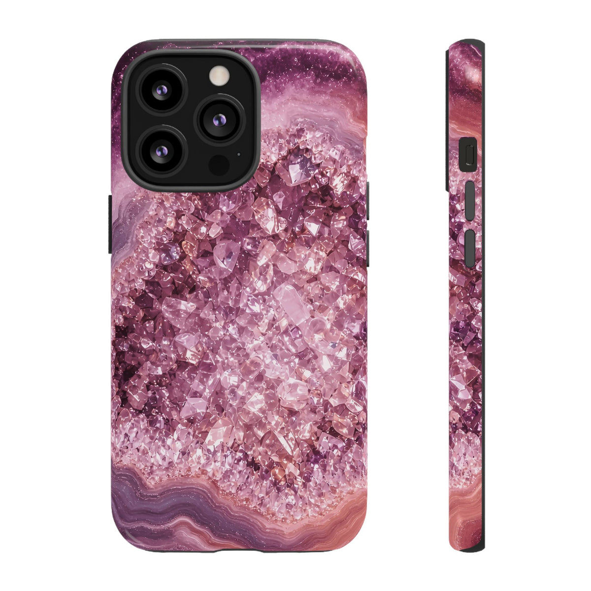 Geode Core - Rose Quartz Phone Case
