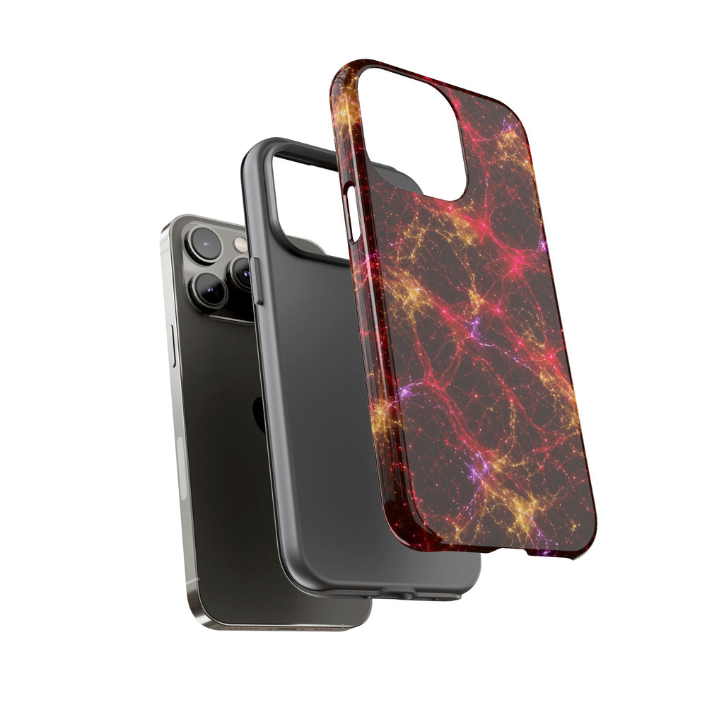 Neon Mycelium - Rainbow Nerve Phone Case