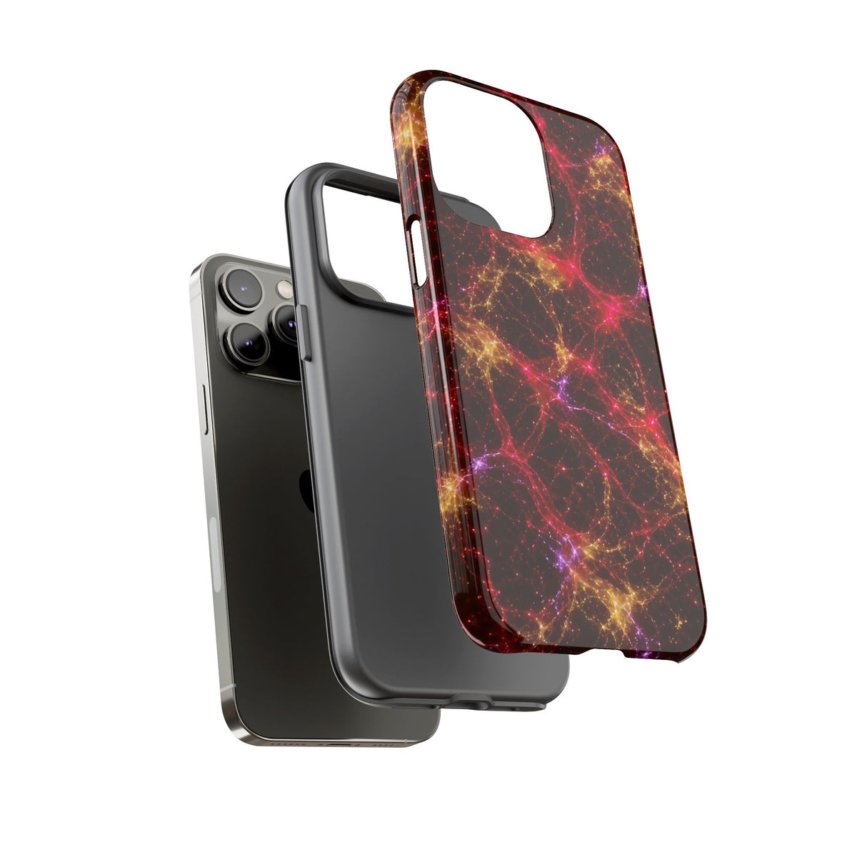 Neon Mycelium - Rainbow Nerve Phone Case