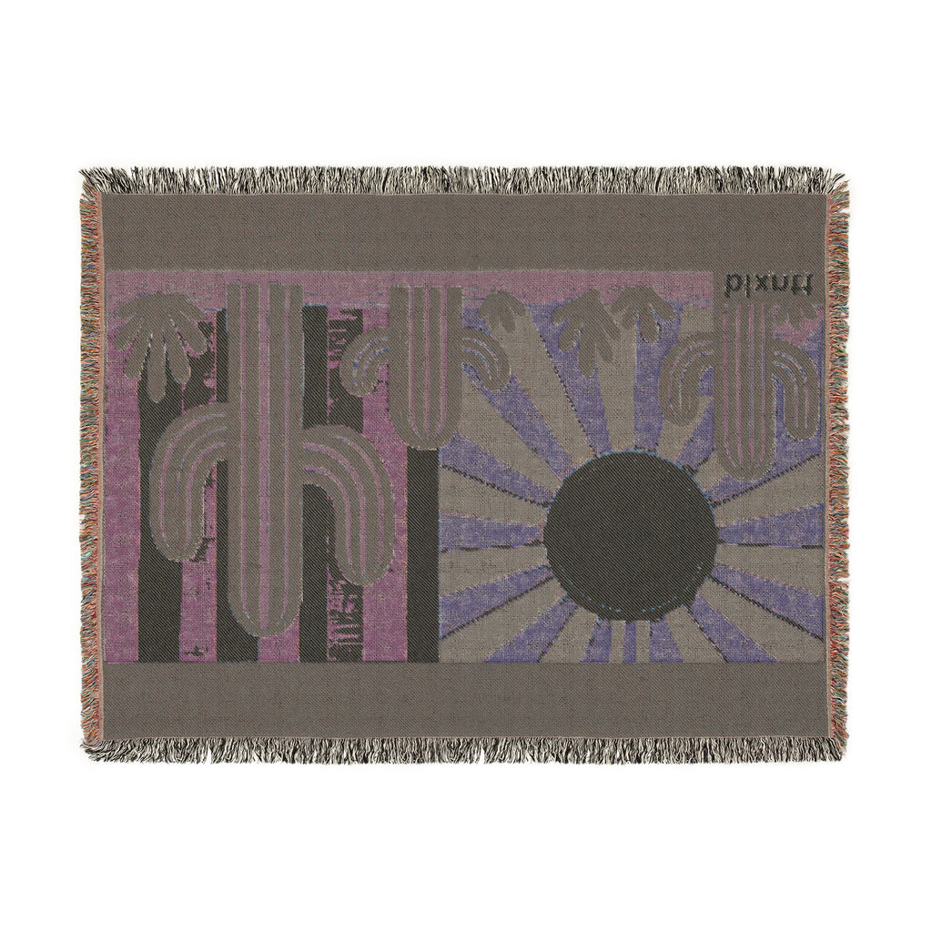 BLXNTT Green Hippie Woven Blanket #1