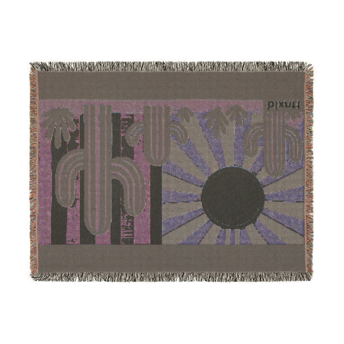 BLXNTT Green Hippie Woven Blanket #1