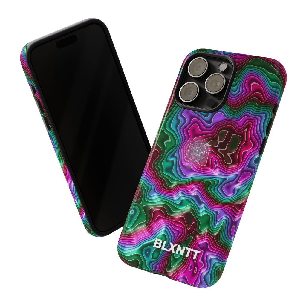 Neon Agate Phone Case