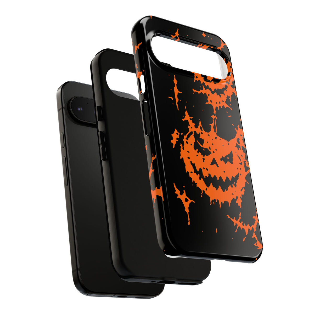 Orange Spiderweb Pumpkin Phone Case