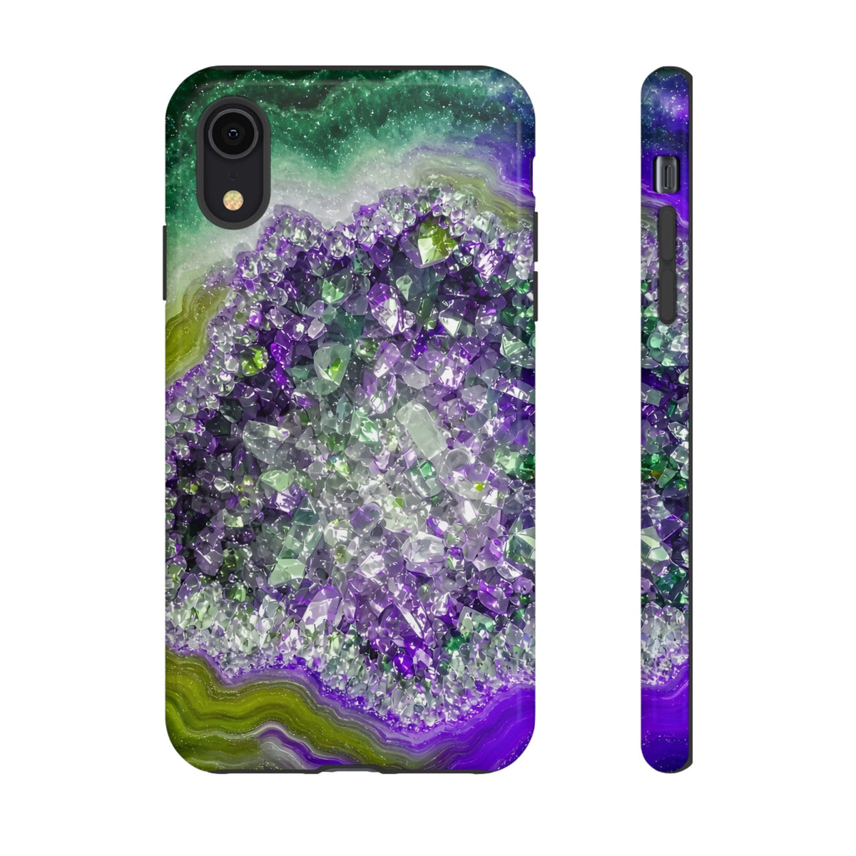 Geode Core - Ruby Emerald Phone Case