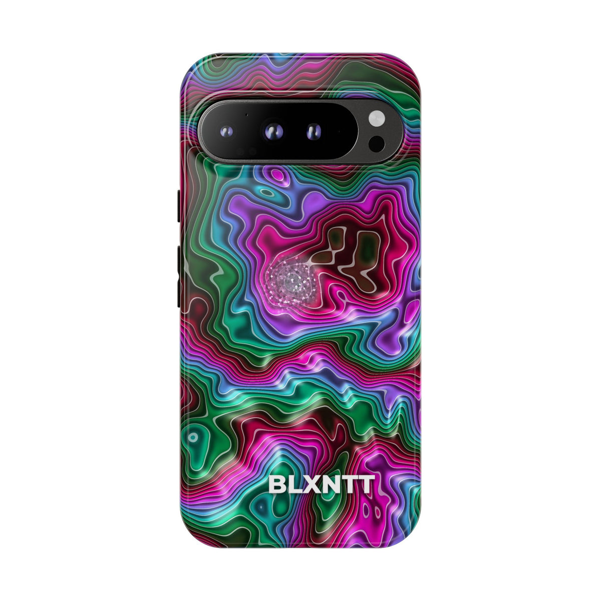 Neon Agate Phone Case