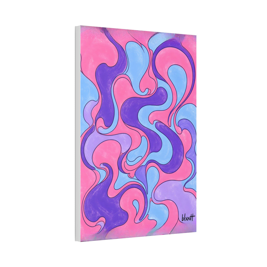 Fillmore Flow - Cotton Candy Glossy Canvas
